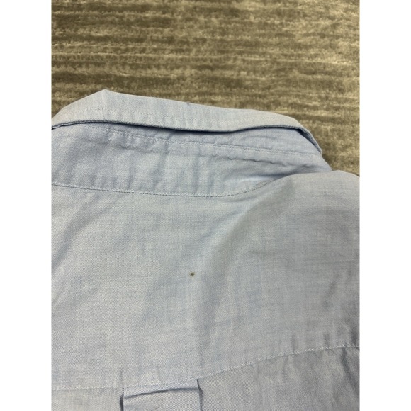 Croft & Barrow‎ Shirt Mens 20 34/35 Blue Button Up Easy Care Classic Fit Casual - Picture 12 of 14